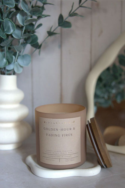 Golden Hour & Fading Fires Candle