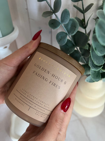 Golden Hour & Fading Fires Candle